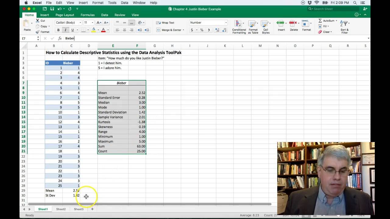 data analysis tool for excel for mac